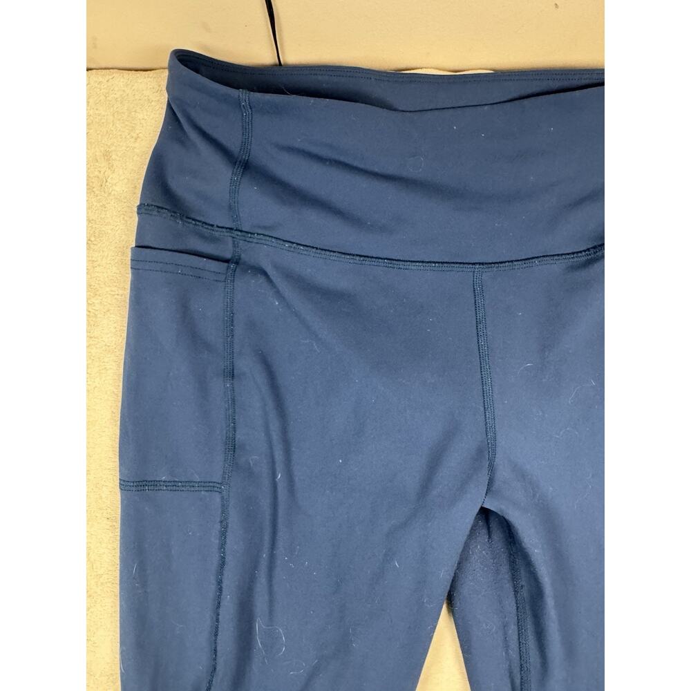 Skechers GO WALK Women’s Blue High Waisted Leggings Side Pockets Stretch Large - Picture 6 of 12